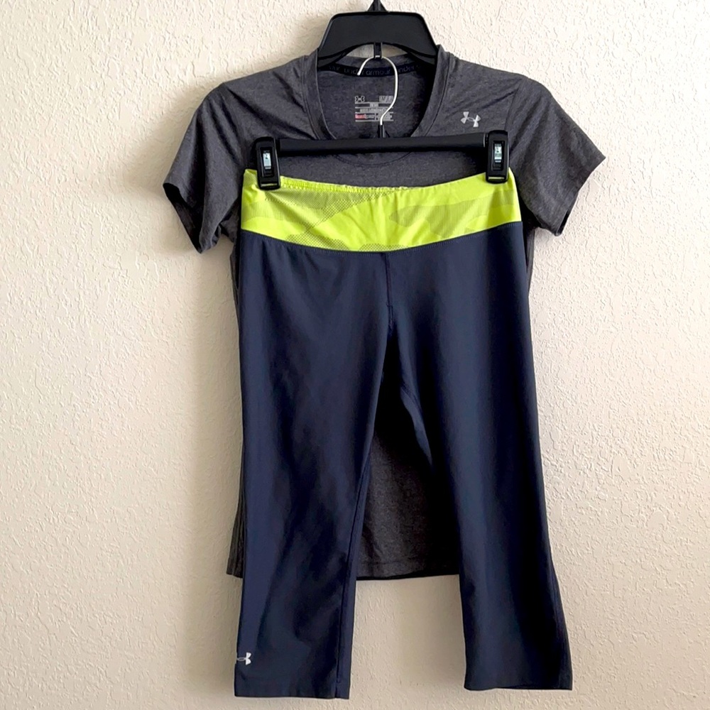Under armour working out set